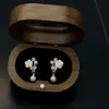 Pendientes de Clip Blancos de Rosa Parisina Vintage para Mujer, Sin Perforar, Diseño Único, Elegantes y Versátiles