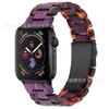 Adequado para Apple watch7 geração nova três contas cor resina Apple SE456 geração relógio com ponto