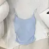 Camisola Dulce y Picante Puro Deseo con Espalda Bonita, Top para Mujer con Copas, Diseño Fruncido, Corte Ajustado, Dopamina