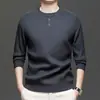 Suéter de Punto para Hombre Primavera y Otoño 2026, Nuevo Estilo Coreano, Color Sólido, Cuello Redondo, Jersey Casual de Moda para Hombre, Venta al por Mayor