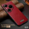 Funda para Teléfono Móvil Pura90Pro Sulada Junshang Adecuada para Huawei P80 Ultra-Delgada de Negocios Anti-Caídas Funda de Piel para Teléfono Móvil