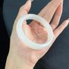 Pulsera de jade blanco de Xinjiang Hotan Waimeng pulsera de jade blanco sebo pulsera de moda para mujer suministro en vivo