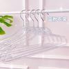 Percha Acrílica Estilo Coreano para Ropa Hogar Ropa Sin Costuras Antideslizante Percha Hombro Ancho Polvo Dorado Cristal Armario Ropa de Adulto Soporte