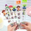 Regla Recta de Silicona de Juguete 15cm Regla Transparente para Niños Linda Papelería de Aprendizaje para Estudiantes de Primaria Pequeño Regalo