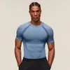 Onyx Nueva Camiseta Deportiva de Running Tiburón Fitness Top Casual Transpirable Ajustada de Manga Corta Casual Running
