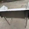Mesa de Operación para Desviscerar Pescado de Acero Inoxidable Espesor 304 Mesa de Corte y Preparación de Frutas Mesa de Sacrificio de Carne Ensamblaje de Fregadero