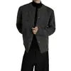Cárdigan de punto con botones, marrón oscuro, smart casual, unisex, retro, prenda exterior casual, suéter de punto, corte holgado, estilo otoño