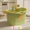 Bañera para niños, bañera para bebés, bañera para bebés de otoño e invierno, bañera para sentarse, tamaño grande para uso doméstico, adecuada para el baño y la natación de niños