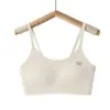 Sutiã Camisola Feminino Estágio Dois para Meninas em Fase de Desenvolvimento, Sem Costura Anti-Impacto com Bojo Fixo para Alunas do Ensino Fundamental, Transfronteiriço