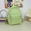 Mochila Escolar Estética de Alto Valor Dopamine Milk Fufu para Niñas, Estilo Coreano Simple para Estudiantes de Secundaria y Preparatoria, Mochila Compacta para Estudiantes de Primaria