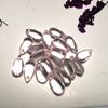 Acessórios de joias antigas faça você mesmo 8*14 gotas de água esmalte checo gotas de água cor orquídea grampo de cabelo vestido han material de vestido de noiva