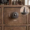 Maçaneta Pequena para Porta de Armário Estilo Europeu Mediterrâneo Retrô Tema Oceano, Maçaneta Francesa Vintage de Luxo Leve para Guarda-Roupa