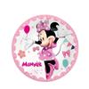 Suministros de Decoración para Fiesta de Cumpleaños con Tema de Minnie Rosa, Traje de Vajilla Desechable, Bandera para Colgar