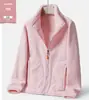 Chaqueta de Polar Doble Cara Estilo Pareja para Exteriores para Mujer, Sudadera Gruesa de Polar Polar, Cárdigan Cálido de Otoño e Invierno, Chaqueta con Cuello Alto para Hombre