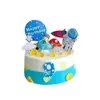Globo Aerostático Horneado Pastel Piloto de Combate Decoración Niños Niñas Tarjeta de Pastel Decoración Tema Cumpleaños
