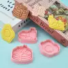 Serie de Desayuno Moldes para Galletas Desayuno Gourmet Dibujos Animados 3D Moldes para Galletas Arcilla DIY Galletas Impresas Realistas