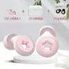 Protetores Auriculares de Silicone para Natação, Profissionais à Prova d'Água, Protetores Auriculares Super Redutores de Ruído, Protetores Auriculares à Prova de Som para Dormir para Idosos Tomarem Banho e Limparem os Ouvidos