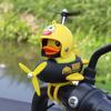 Lindo Pato Amarillo Submarino Adornos de Pato para Coche Motocicleta Autopropulsada Motocicleta Eléctrica Adornos de Coche a Batería Accesorios