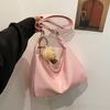 2025 Nueva Bolsa de Gran Capacidad para Mujer Primavera y Verano Senmeng Bolso Bandolera Sencillo de Hombro Bolso Tote Coreano de Moda para Viajeros