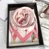 Bufanda Magnética para el Cuello 2025 Nueva Bufanda Cuadrada de Otoño e Invierno Bufanda Triangular de Seda para Mujer Chal Tipo Bufanda para el Cuello a Prueba de Viento