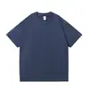 Camiseta de Algodón Puro 260g Estilo Nuevo para Hombres y Mujeres, Casual de Manga Corta, Transpirable, Cómoda, Color Sólido, Top Básico Versátil, Manga Corta