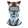 Touca de Animal para Proteção Solar ao Ar Livre, Máscara de Ciclismo, Forro de Capacete de Motocicleta Absorvente de Suor, Touca de Animal Fofa