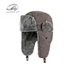 Chapéus de Inverno para Homens e Mulheres, Chapéus Lei Feng de Tamanho Grande, Chapéus com Forro de Lã e Protetores de Orelha Espessados, Chapéus para Ciclismo ao Ar Livre, à Prova de Frio, à Prova de Vento e à Prova de Neve