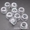 Fornecimento spot fivela de ajuste de máscara contas redondas de nylon contas de barril redondo pequeno acessórios para bagagem corda de uso de máscara fivela