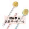 Cepillo de baño de doble cara, artefacto de baño, mango largo, cepillo de baño de pelo suave, cepillo de baño de espalda fuerte, cepillo de baño dos en uno, bola de baño