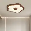 Lámpara de Techo Combinada Estilo Medieval Hoja de Loto Lámpara Principal para Sala de Estar Lámpara LED de Protección Ocular de Gama Alta Retro Francesa para Dormitorio