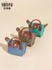 Diretamente do Fabricante, Mini Bolsas Decorativas Pequenas Penduráveis Multicores, Novo Estilo 2026, Porta-Moedas Simples Estilo Francês para Batom Venda por Atacado
