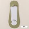 Proteção de Osso do Dedo do Pé Invisível de Seda de Gelo Boca Rasa Meias Invisíveis Silicone Antiderrapante Não Cai Meias Barco Base de Algodão Felpudo Meias Casuais Femininas