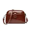 Bolsa de ombro retrô brilhante transfronteiriça, bolsa tipo concha leve e de grande capacidade, adequada para o dia a dia, bolsa transversal, bolsa feminina personalizada no atacado