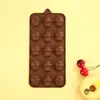 Molde de Chocolate DIY Pudín Paleta Mousse Dulce Blando Gelatina Galleta Pastel Molde de Silicona Venta al por Mayor