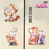 Nuevo Imán Magnético para Refrigerador de Zootopia Nick Judy Dibujo Animado Decoración Periférica de Alto Valor como Regalo para Amigos