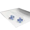 Pendientes de Botón Florales Azules Frescos de Verano Douyin Venta Caliente Pendientes de Moda de Gama Alta para Mujer Joyería de Oreja Elegante de Lujo Ligero