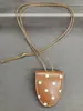 Clip Magnético para Gafas con Lunares Estilo Coreano, Collar para Mujer, Almacenamiento Portátil, Colgante para Cuello, Accesorio de Cadena Larga para Suéter