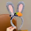 Diadema de Fiesta de Desempeño de Oficial de Policía Conejo de Zootopia, Pasador de Cabello de Orejas de Conejo para Actuación, Tocado para Fotos de Parque de Atracciones para Mujeres