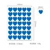 Pegatinas Decorativas de Corazón de Recompensa para Niños, Coloridas, Escribibles, Sobres de Regalo para el Día de San Valentín, Tarjetas de Felicitación, Etiquetas Autoadhesivas