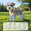 Zapatos Antiberros para Perros de Cuatro Patas para Exteriores de Primavera y Verano con Cubiertas Extendidas para las Patas, Zapatos tipo Arnés Antideslizantes para Mascotas para Perros Bichón y Teddy