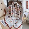 Estilo simples versão coreana de 90 lenços multifuncionais decoração estilo outono e inverno lenço lenços de seda
