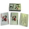 Carta de Póker Lámina Dorada Nuevo Color Plástico Doble Cara Hogar Casual Fiesta Fabricante de Cartas Suministro Listo