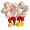 Mickey Flor Ola Pelo del Trasero Círculo Bucle Intestinal Grande Cabeza de Bola de Felpa Linda Princesa en apuros Cuerda para Atar el Cabello Accesorios para el Cabello para Mujeres