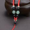Pingente de Jade Pingente de Jade Pingente de Jade Cordão de Pescoço Colar Corda Pingente Grosso Pingente com Corda Jade Jade Marca