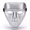 Material de PVC de Guangdong máscara blanca de hip-hop máscara de baile máscara bailarín actuación de baile baile de pasos hombres y mujeres