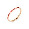 Versión coreana del anillo de aceite de acero de titanio muy fino de 1 mm de nicho para mujer, anillo Joker popular europeo y americano, joyería al por mayor