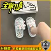 Zapatillas Planas de Peluche Estilo Dibujo Animado Casual 2026 Otoño/Invierno Moda Lazo Zapatillas de Casa Casuales para Niñas de Peluche