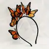 Novia Europea y Americana Fiesta de Despedida de Soltera de Halloween Accesorios de Mariposa Diadema La Diadema de Mariposa Más Vendida en Amazon Venta al por Mayor