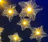 Luz LED de Água-viva de Fibra Ótica à Prova d'água para Exterior, Luz Colorida de Água-viva de Fibra Ótica, Luz de Teto, Luz de Ambiente, Luz de Paisagem, Luz Decorativa