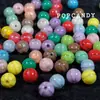 Listras Circenses Coração Coração Glitter DIY Colar Pulseira Brincos Joias Retrô Colorido Infantil Feito à Mão Contas Feitas à Mão